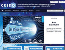 Tablet Screenshot of cercle-credo.com